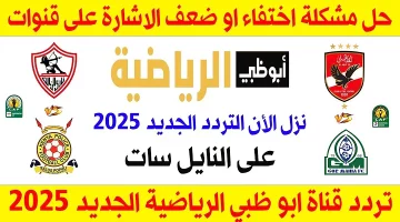 عاجل.. نزلها حالا.. تردد قناة أبو ظبي الرياضية على النايل سات 2024 وطريقة إستقبالها على الرسيفر